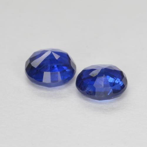 Achetez naturel 0,75ct bleue cyanite gems, coupe roude, en provenance népal chez gemselect. en stock, livraison internationale!