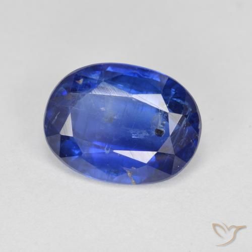 Disthène Bleu marine naturelle ovale, 2.90 ct, SI