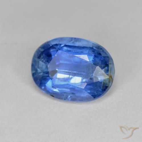 2.59ct Naturel Bleu moyen Disthène, ovale, SI