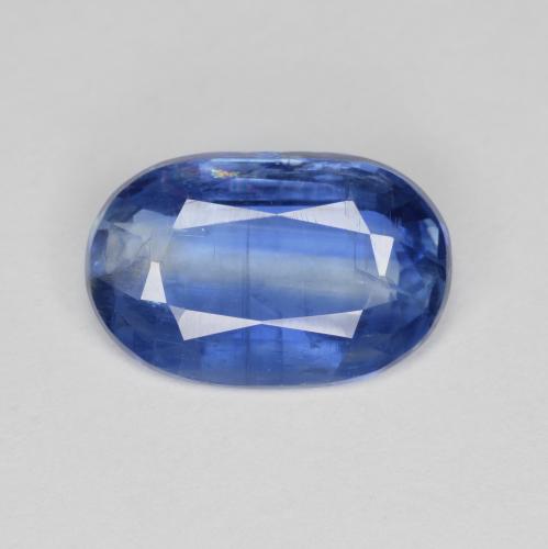Cyanite bleue naturelle coupe ovale, 2,57 ct, SI