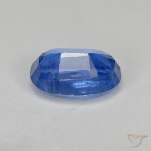 Cyanite bleue naturelle coupe ovale, 2,95 ct, VS-SI