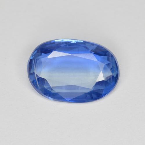 Cyanite bleue naturelle coupe ovale, 2,24 ct, VS-SI