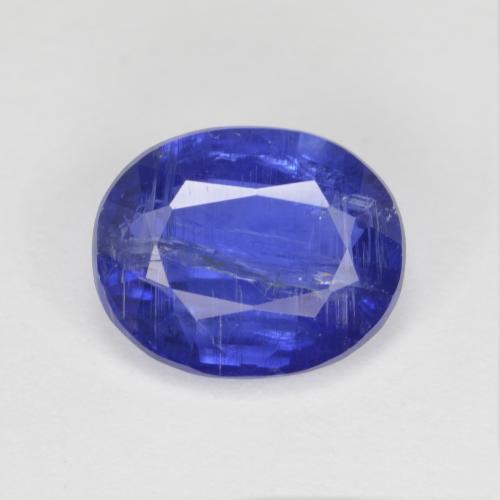 Disthène Bleu violet intense naturelle Coupe ovale, 3.05 ct, SI