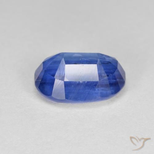 Disthène Bleu foncé naturelle ovale, 2.78 ct, SI