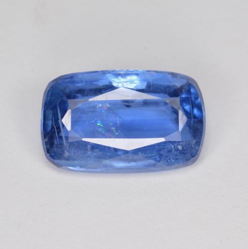 Cyanite bleue naturelle coupe coussin, 3,10 ct, SI
