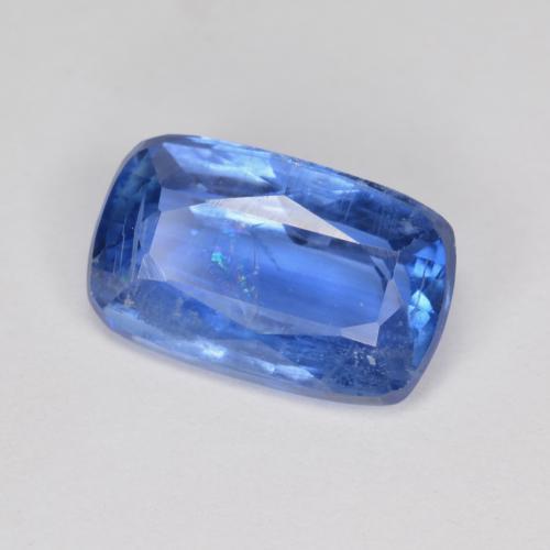 Cyanite bleue naturelle coupe coussin, 3,10 ct, SI