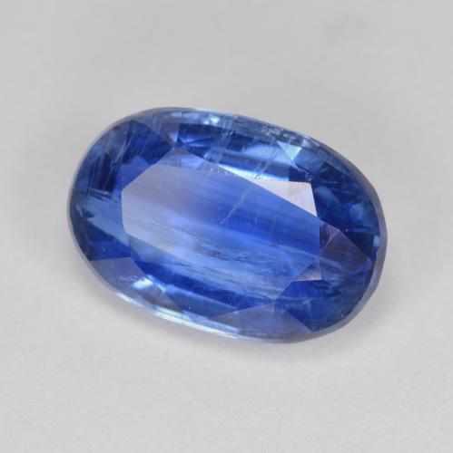 Cyanite bleue naturelle coupe ovale, 3,98 ct, SI