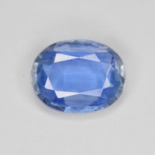 Cyanite bleue naturelle coupe ovale, 2,71 ct, VS-SI