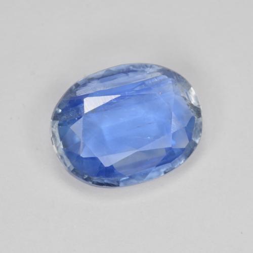 Cyanite bleue naturelle coupe ovale, 2,71 ct, VS-SI