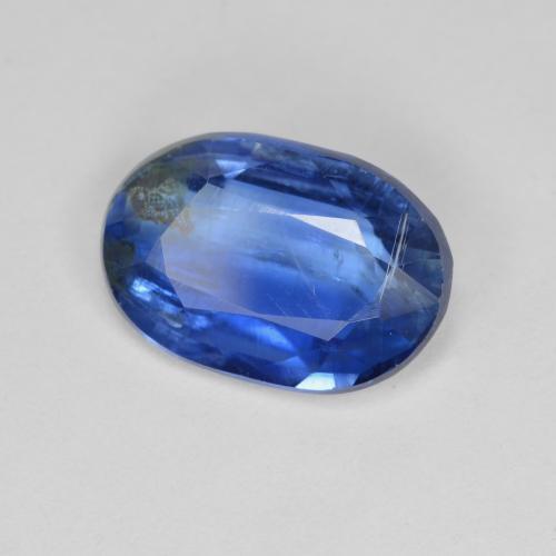 Disthène Bleu foncé naturelle Coupe ovale, 4.31 ct, SI
