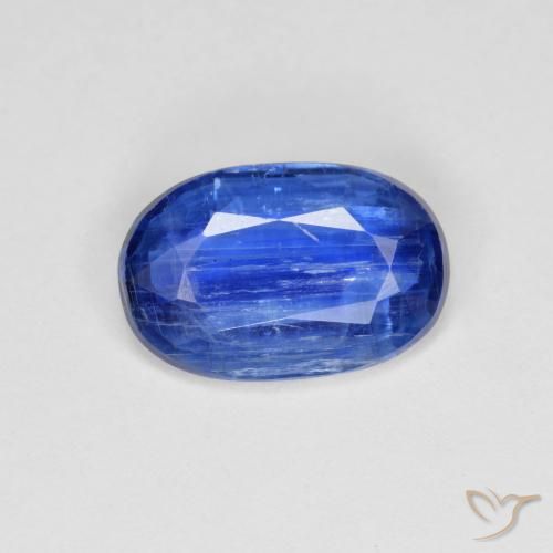 2.31ct Naturel Bleu marine Disthène, ovale, SI