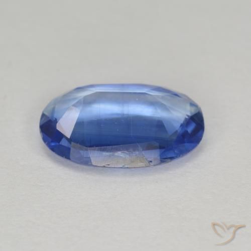 Disthène Bleu foncé naturelle Coupe ovale, 2.71 ct, SI-I1