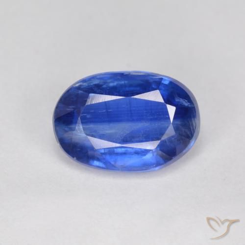 Disthène Bleu marine naturelle Coupe ovale, 2.21 ct, SI