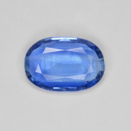 Cyanite bleue naturelle coupe ovale, 3,04 ct, VS-SI