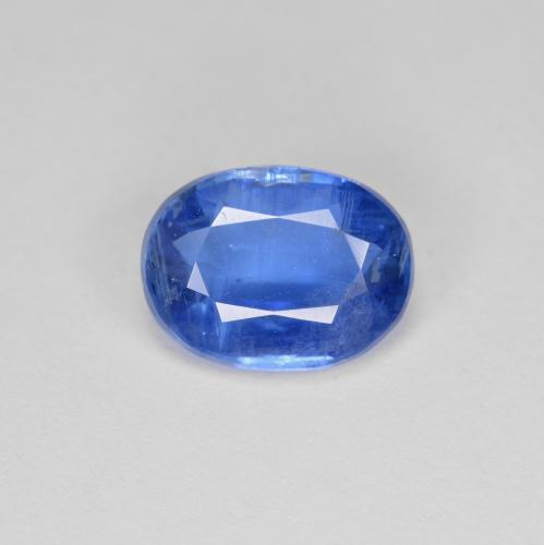 Cyanite bleue naturelle coupe ovale, 3,12 ct, VS-SI