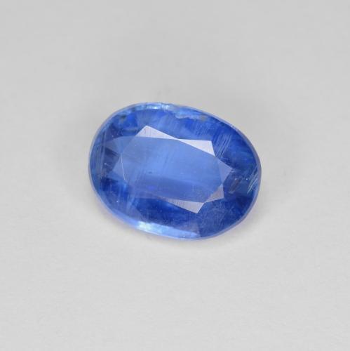 Cyanite bleue naturelle coupe ovale, 3,12 ct, VS-SI