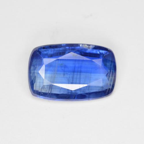 Disthène Bleu foncé naturelle Coupe coussin, 3.75 ct, SI