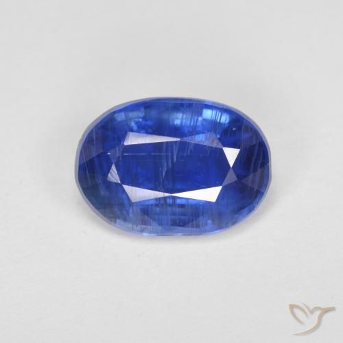 Disthène Bleu foncé naturelle Coupe ovale, 3.06 ct, SI