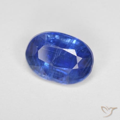 Disthène Bleu foncé naturelle Coupe ovale, 3.06 ct, SI