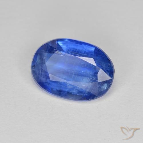 Cyanite bleue naturelle coupe ovale, 2,72 ct, SI