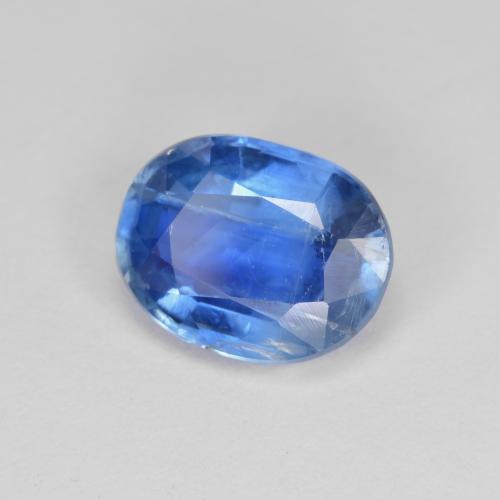 Disthène Bleu moyen naturelle Coupe ovale, 3.46 ct, SI