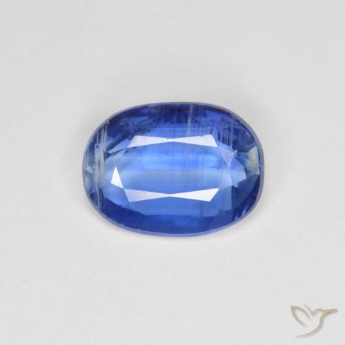 2.25ct Naturel Bleu marine Disthène, ovale, SI