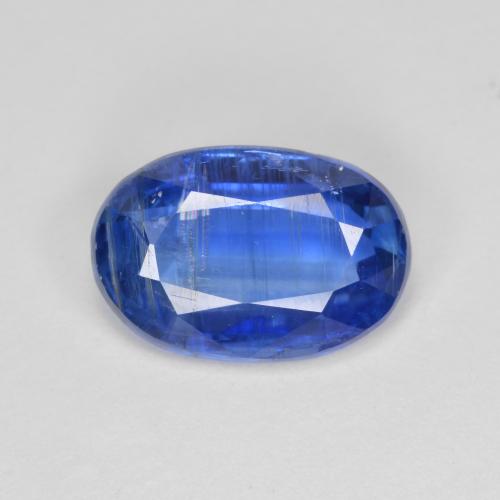 Disthène Bleu foncé naturelle Coupe ovale, 3.11 ct, SI
