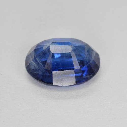Cyanite bleue naturelle coupe ovale, 3,38 ct, SI