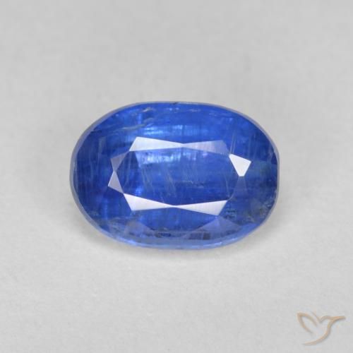 2.73ct Naturel Bleu égyptien Disthène, ovale, SI-I1