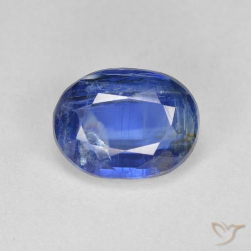 2.58ct Naturel Bleu marine Disthène, ovale, SI-I1