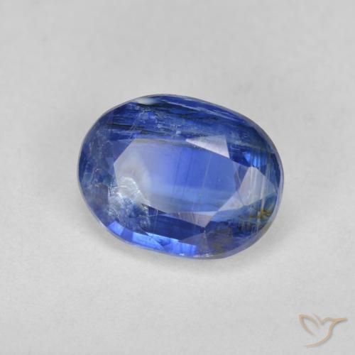Disthène Bleu marine naturelle ovale, 2.58 ct, SI-I1