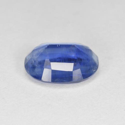 Cyanite bleue naturelle coupe ovale, 3,22 ct, SI-I1