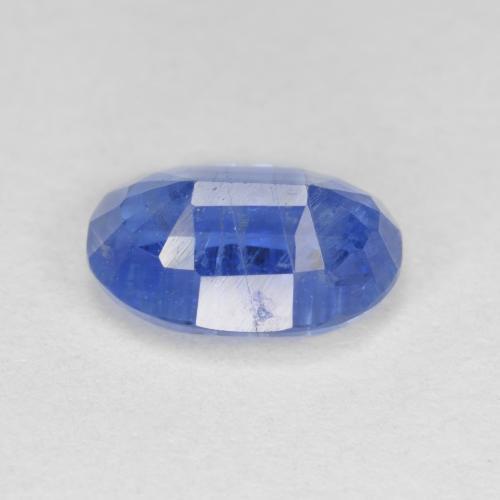 Disthène Bleu azur profond naturelle Coupe ovale, 3.12 ct, SI-I1