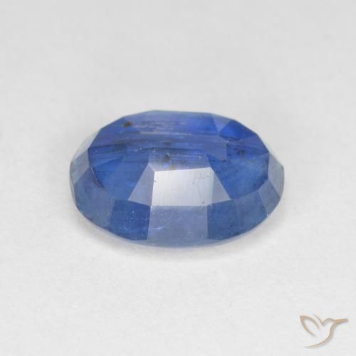 Disthène Bleu foncé naturelle ovale, 3.61 ct, SI-I1