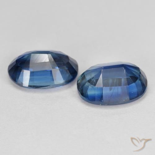 Achetez naturel 3,28ct bleue cyanite gems, coupe ovale, en provenance népal chez gemselect. en stock, livraison internationale!