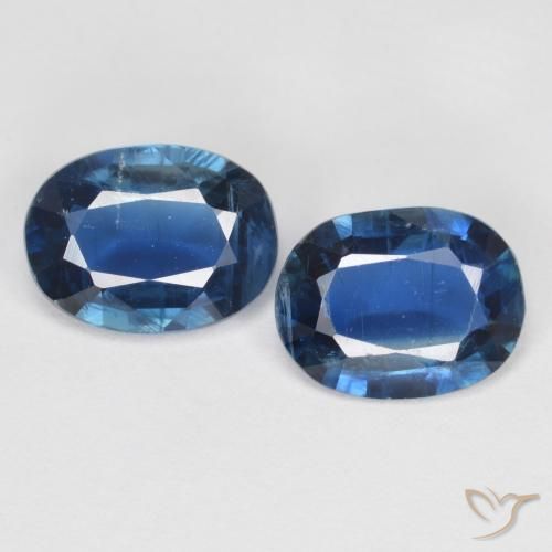 Achetez naturel 2.66ct Bleu marine Disthène gems, Coupe ovale, En provenance Népal chez GemSelect. En stock, livraison internationale!