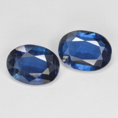 Achetez naturel 2,57ct bleu marine cyanite gems, coupe ovale, en provenance népal chez gemselect. en stock, livraison internationale!