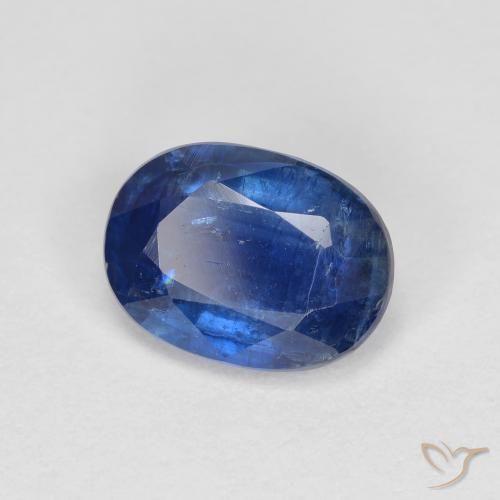 Disthène Bleu marine naturelle ovale, 1.50 ct, VS-SI