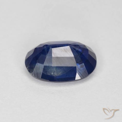 Disthène Bleu marine naturelle ovale, 1.50 ct, VS-SI