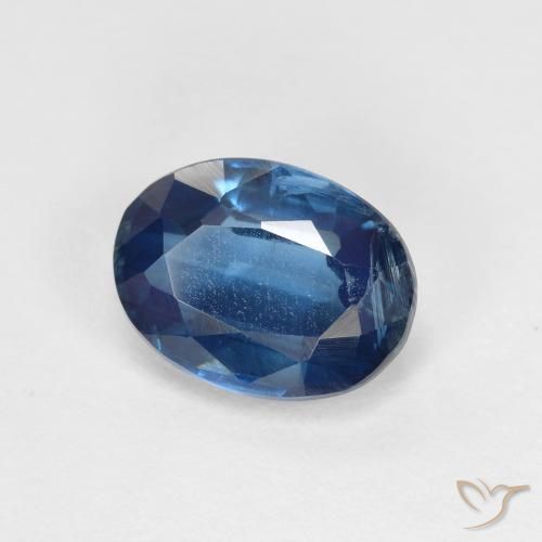 Disthène Bleu marine naturelle ovale, 1.73 ct, VS-SI