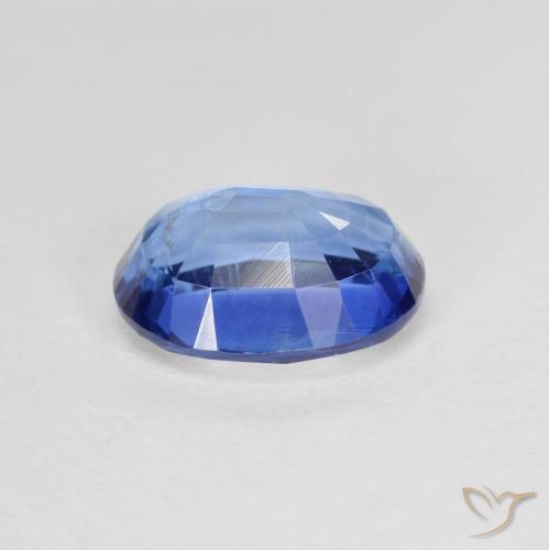 Disthène Bleu azur profond naturelle ovale, 1.65 ct, VS-SI