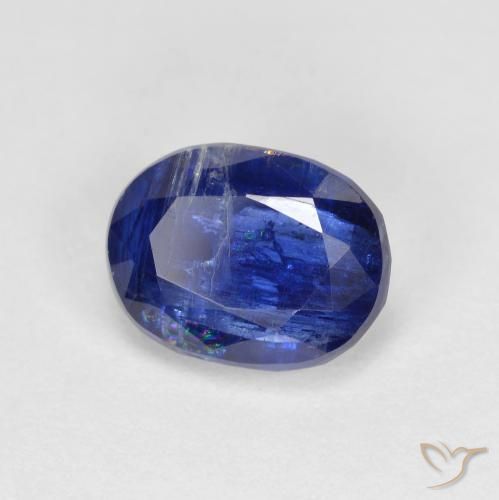 2.04ct Naturel Bleu royal Disthène, ovale, VS-SI