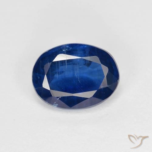 1.56ct Naturel Bleu marine Disthène, ovale, VS-SI