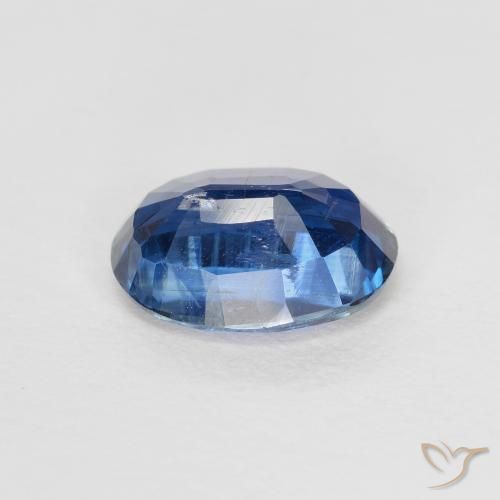 Disthène Bleu marine naturelle ovale, 1.56 ct, VS-SI