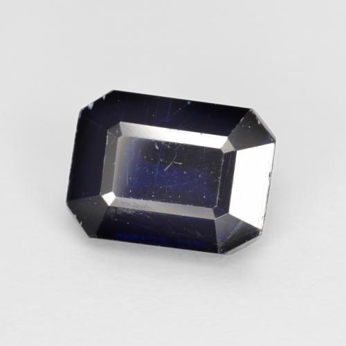 Cyanite bleue naturelle taille émeraude, 2,08 ct, VS