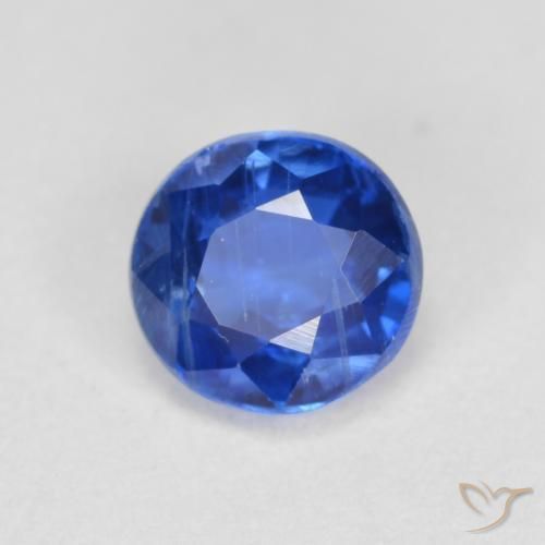 Disthène Bleu azur profond naturelle Tour, 0.75 ct, SI