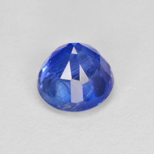 Disthène Bleu azur profond naturelle Coupe roude, 0.78 ct, SI