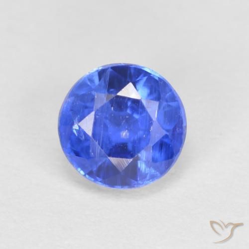0.79ct Naturel Bleu azur profond Disthène, Tour, SI
