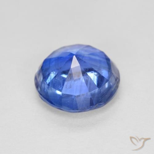Disthène Bleu azur profond naturelle Coupe roude, 1.76 ct, SI