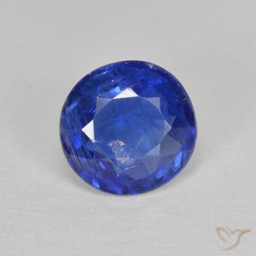 0.94ct Naturel Bleu foncé Disthène, Tour, SI-I1